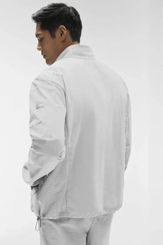 Chaqueta Takeaway Track con cremallera completa - Titanium