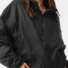 Chaqueta tipo jersey ligera con media cremallera Latitude - Negra