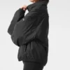 Chaqueta tipo jersey ligera con media cremallera Latitude - Negra