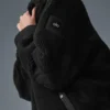 Chaqueta tipo «shacket» con ribete de sherpa - Negro
