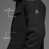 Chaqueta tipo «shacket» de lona - Negro