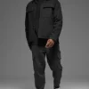 Chaqueta tipo «shacket» de lona - Negro