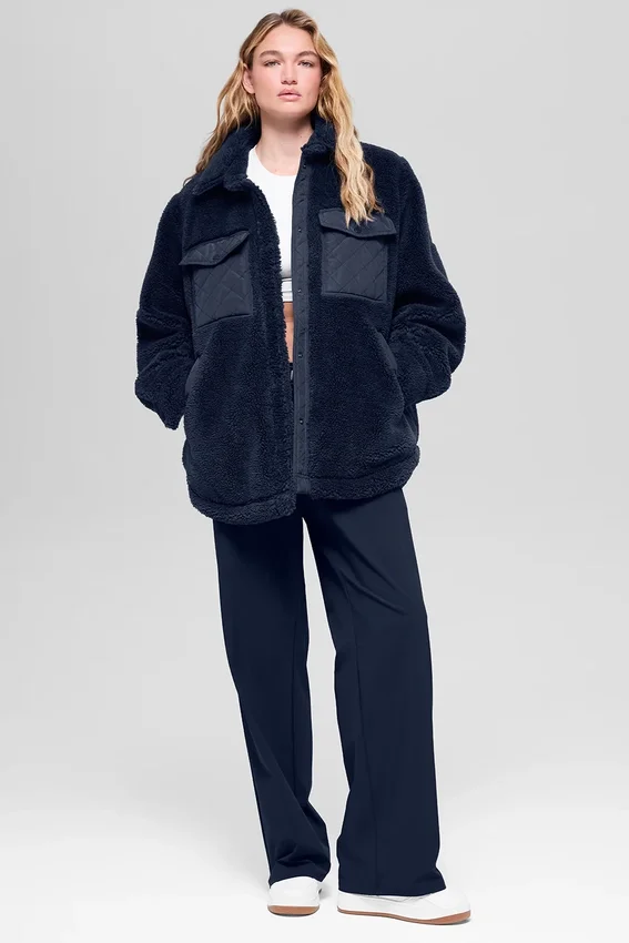 Chaqueta tipo «shacket» Sherpa Edge - Azul marino