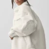 Chaqueta tipo «shacket» Sherpa Edge - Marfil