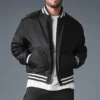 Chaqueta universitaria Afterglow - Negra