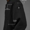 Chaqueta universitaria Renown - Negra