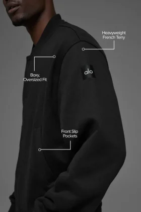 Chaqueta universitaria Renown – Negra