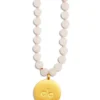 Collar Mala de cuarzo rosa