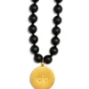 Collar Mala de ónix negro