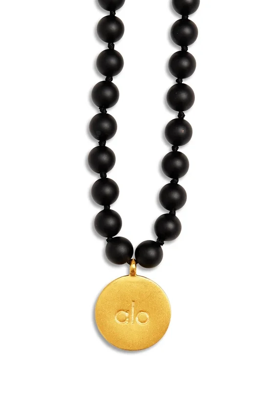 Collar Mala de ónix negro