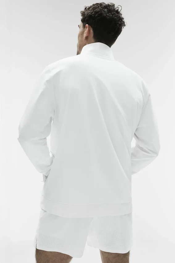 Conquer Max con cuello alto y cremallera completa - Blanco