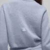 Cárdigan corto de lana y cachemira «New Class» - Winter Frost