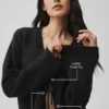 Cárdigan de lana y cachemira «New Class Tie» — Negro