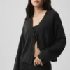 Cárdigan de lana y cachemira «New Class Tie» — Negro