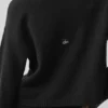 Cárdigan de lana y cachemira «New Class Tie» — Negro