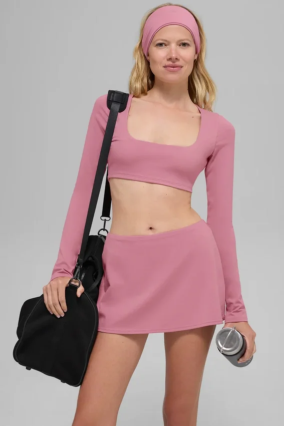 Falda Alo Softsculpt Precision - Rosa silvestre