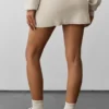 Falda cargo de punto Scholar - Avena jaspeada