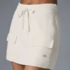 Falda cargo de punto Scholar - Marfil
