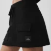 Falda cargo de punto Scholar - Negra
