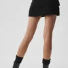 Falda cargo de punto Scholar - Negra