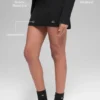Falda de punto High-Waist de cintura alta - Negro/antracita