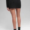 Falda de punto High-Waist de cintura alta - Negro/antracita