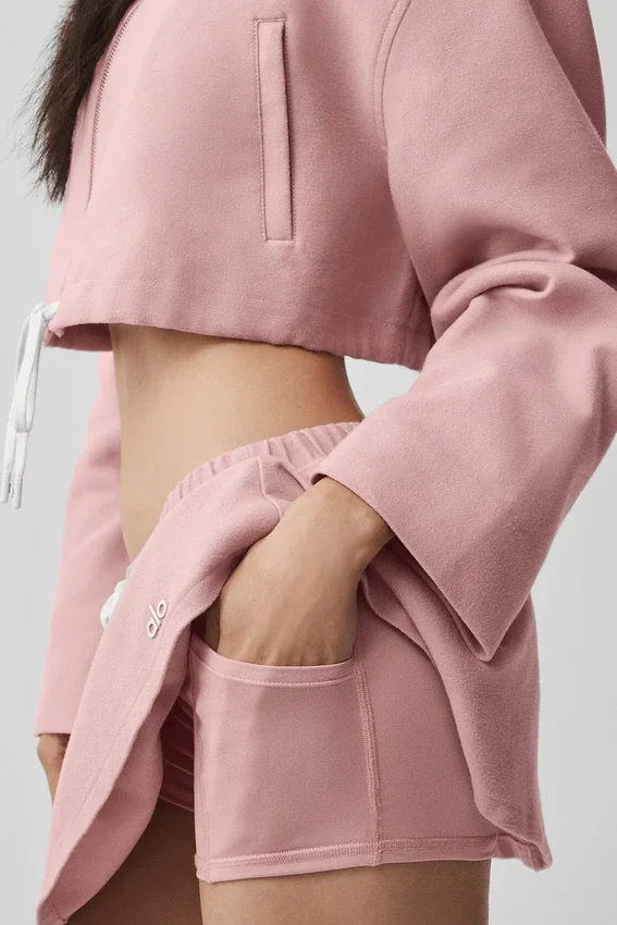 Falda de talle bajo favorita de las fans - Rosa vintage