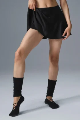 Falda de tenis «Airlift Down the Line» – Negro