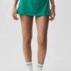 Falda de tenis Alo Softsculpt «Amp It up» - Emerald Isle