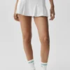 Falda de tenis Alo Softsculpt Topspin - Blanca