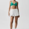Falda de tenis Alo Softsculpt Topspin - Blanca