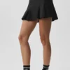 Falda de tenis Alo Softsculpt Topspin - Negra