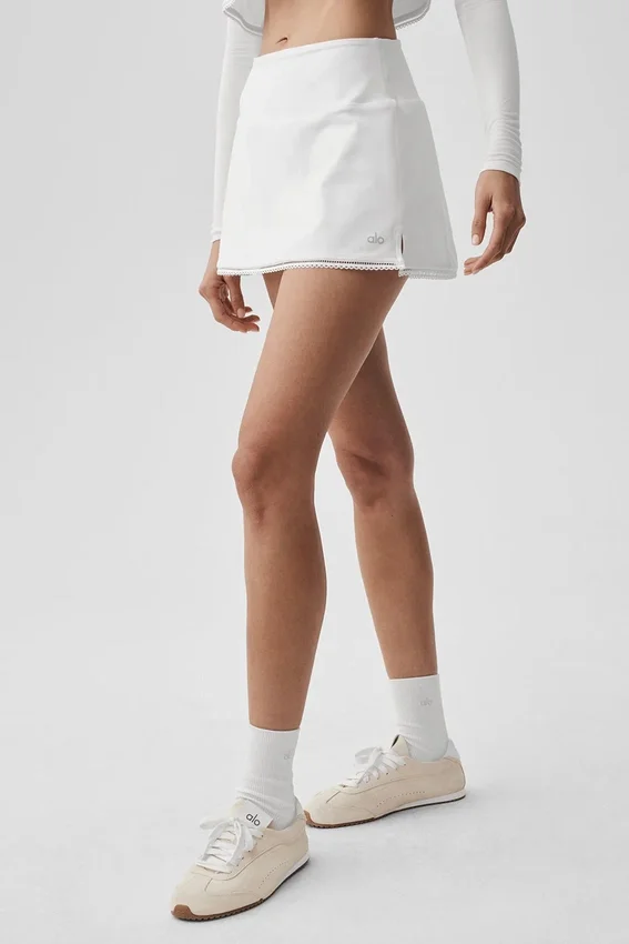 Falda de tenis Alosoft Affection - Blanca