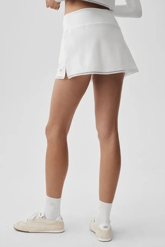 Falda de tenis Alosoft Affection - Blanca