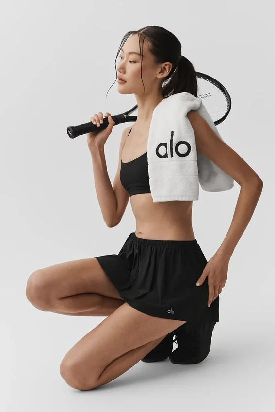 Falda de tenis Breezy - Negro