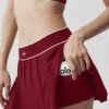 Falda de tenis de talle bajo «Amp It up» - Rojo «Summer Romance»