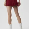 Falda de tenis de talle bajo «Amp It up» - Rojo «Summer Romance»