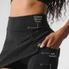 Falda de tenis «Good Form» High-Waist con efecto Airbrush - Negro
