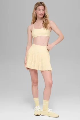 Falda de tenis Grand Slam - Amarillo Candlelight