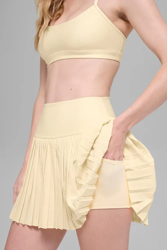 Falda de tenis Grand Slam - Amarillo Candlelight