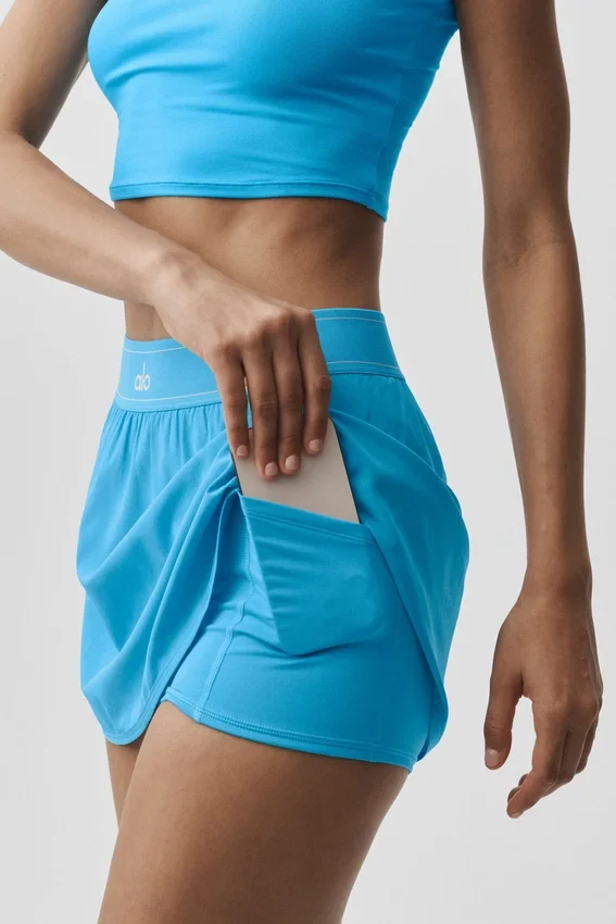 Falda de tenis Match Point - Azul celeste