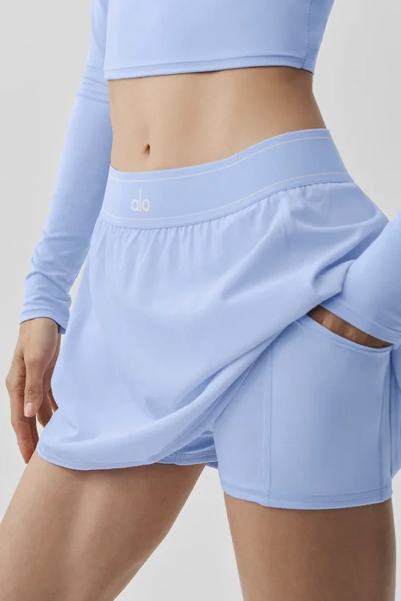 Falda de tenis Match Point - Azul claro Provenza