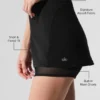Falda «Serve It Up» de Alosoft — Negro