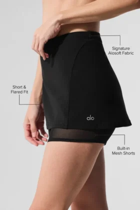 Falda «Serve It Up» de Alosoft — Negro