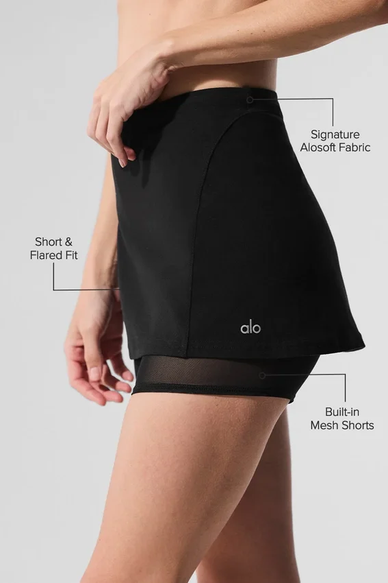 Falda «Serve It Up» de Alosoft — Negro
