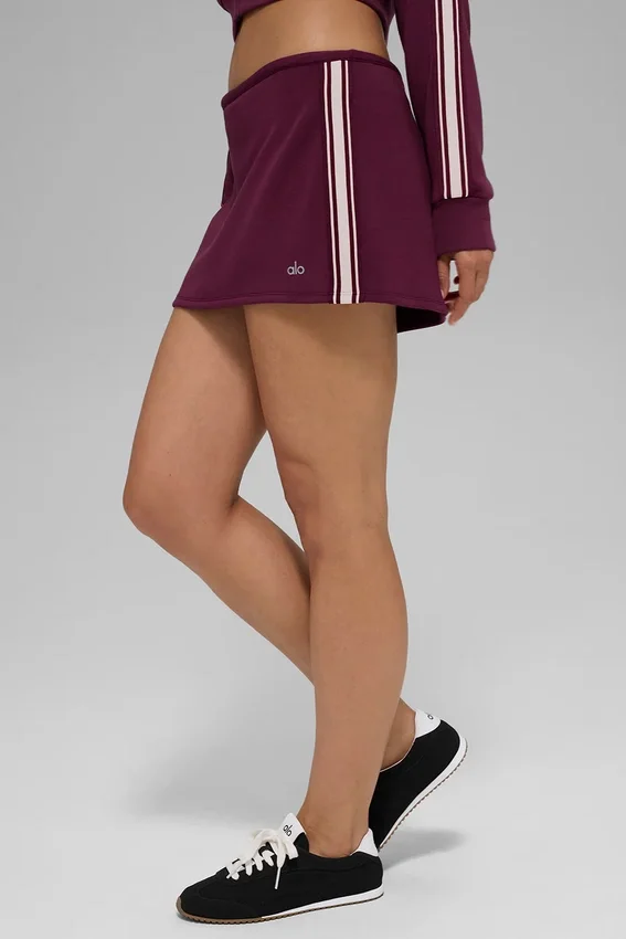 Falda Track Star - Burdeos
