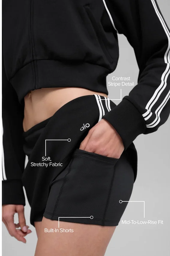 Falda Track Star - Negro