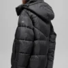 Gabardina acolchada Gold Rush - Negro