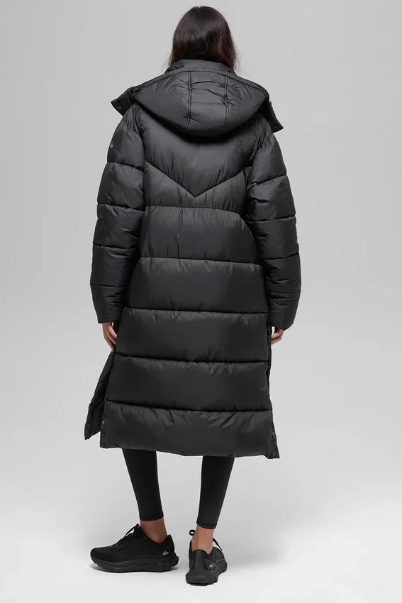 Gabardina acolchada Gold Rush - Negro