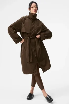Gabardina «Crinkle on the Move» - Espresso